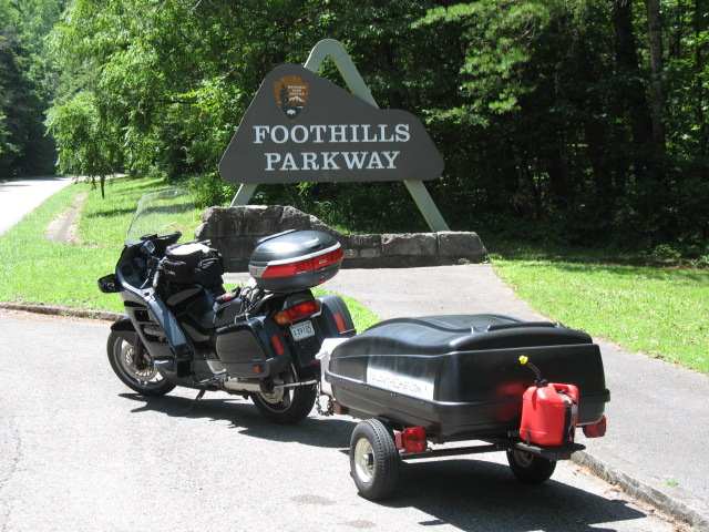 Entering Foothills Parkway