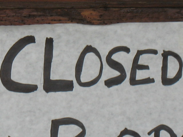 Sign Close-Up