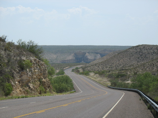 Approach to Lozier Canyon