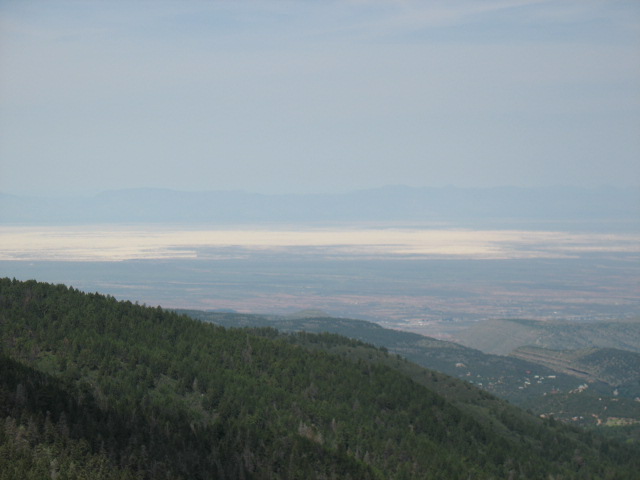 White Sands in the distance