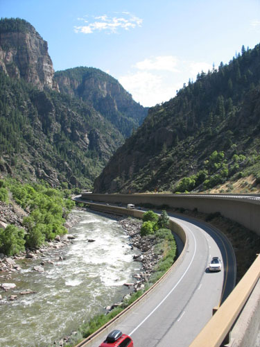 I-70 Glenwood "Shelf" Roadways