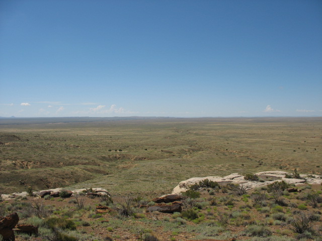 View of Valley from Atop Black Mesa