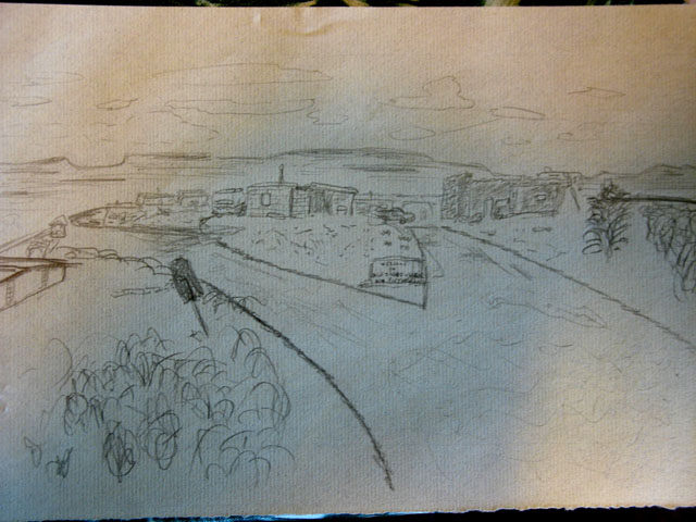 Old Oraibi Sketch